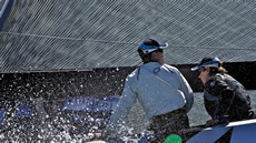 TeamOrigin v Artemis, Louis Vuitton Trophy Auckland. Photo © Ian Roman/TeamOrigin